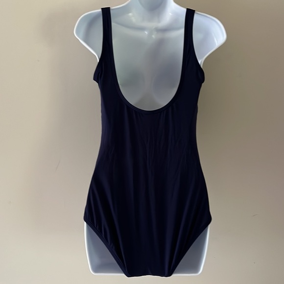 Tommy Bahama one piece navy swimsuit 10 - Picture 3 of 9